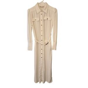 The One By Lichi Belted Midi Dress Size XS NWT